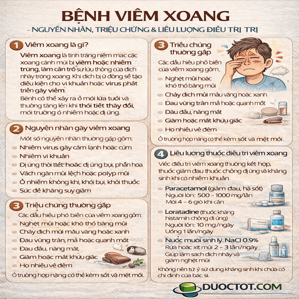 BỆNH VIÊM XOANG